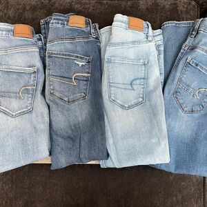 Lot of American Eagle Next Level Stretch Skinny Jeans/Jeggings
